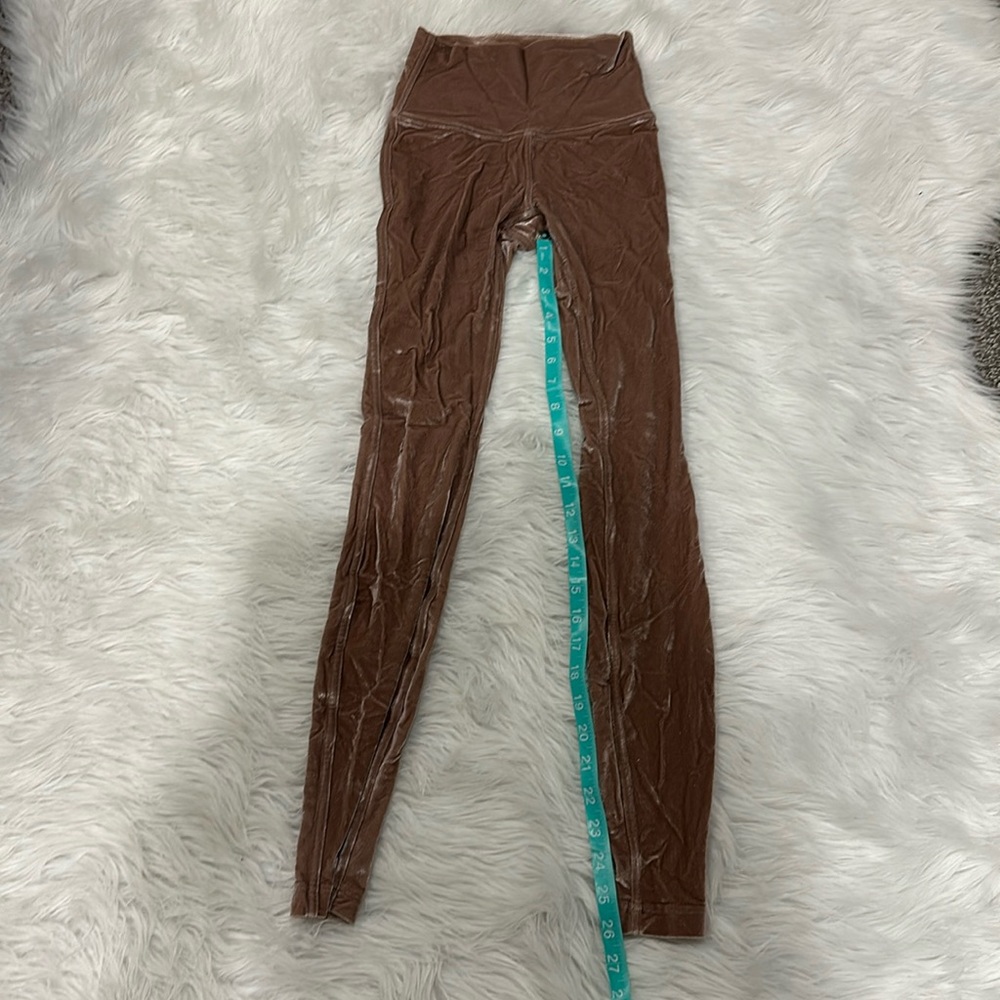 Lululemon velvet leggings, size 2.
